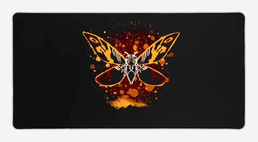 Mouse pad Gamer Negro de Mothra