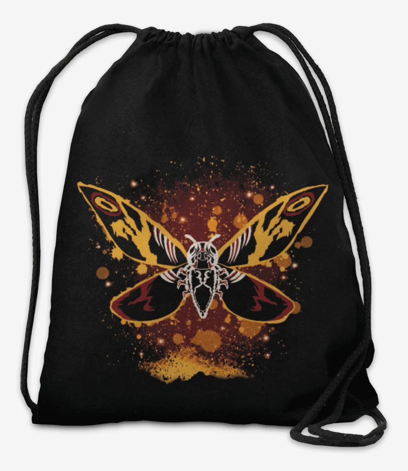 Mochila Negro de Mothra