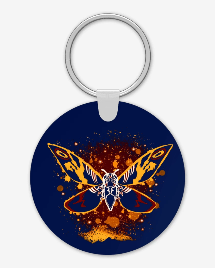 Llavero Azul Marino de Mothra
