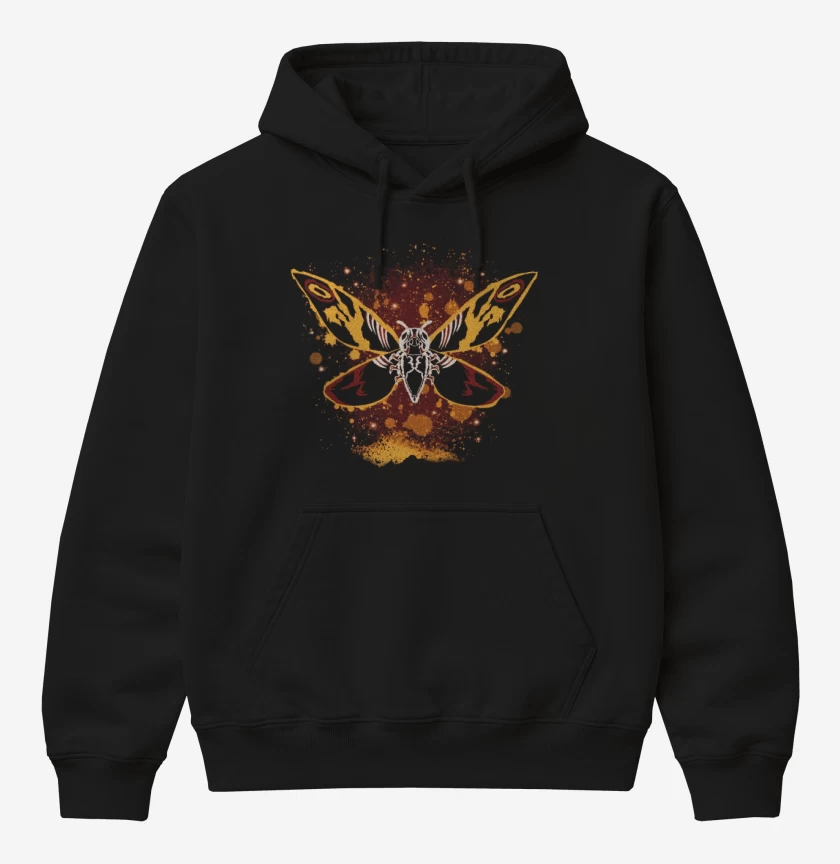 Poleron Canguro básico Negro de Mothra