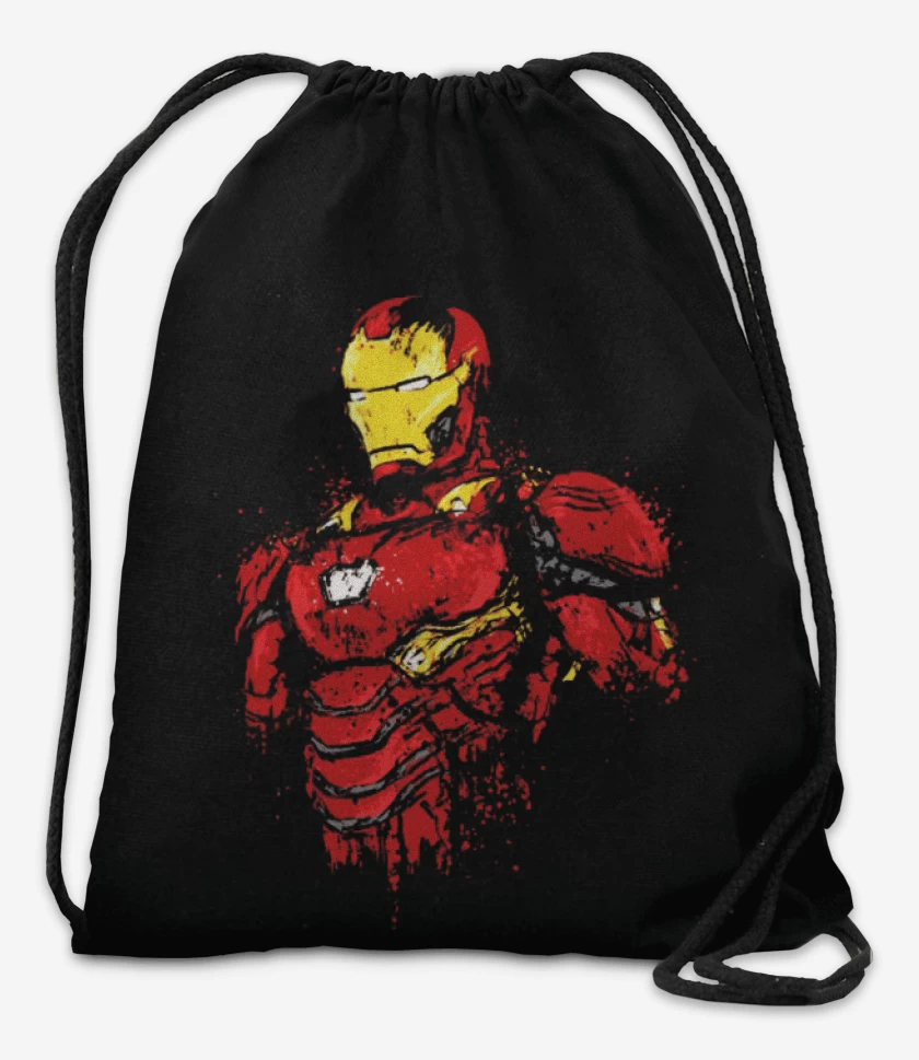 Mochila Negro de Chico de hierro infinito
