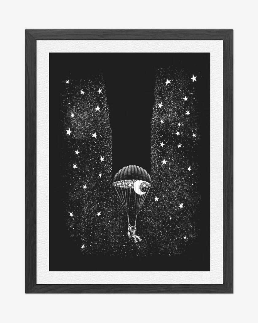 Cuadro decorativo Negro de Astronauta X