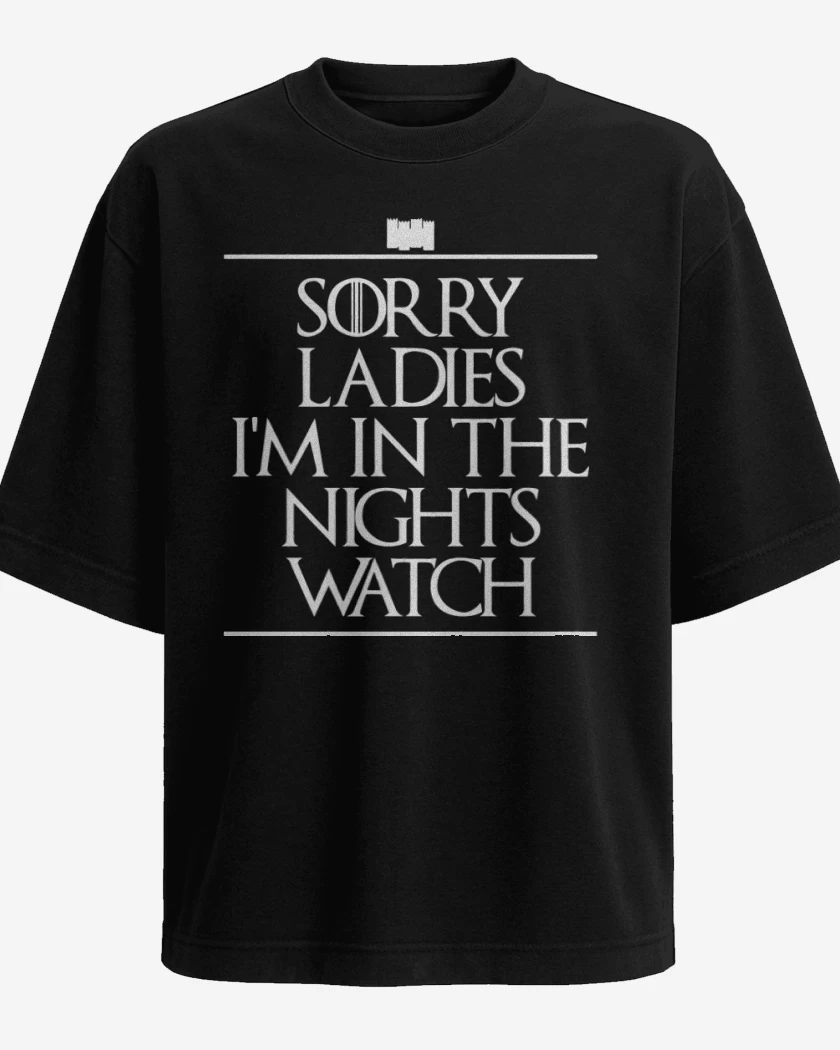 Polera Oversize In The Night Watch