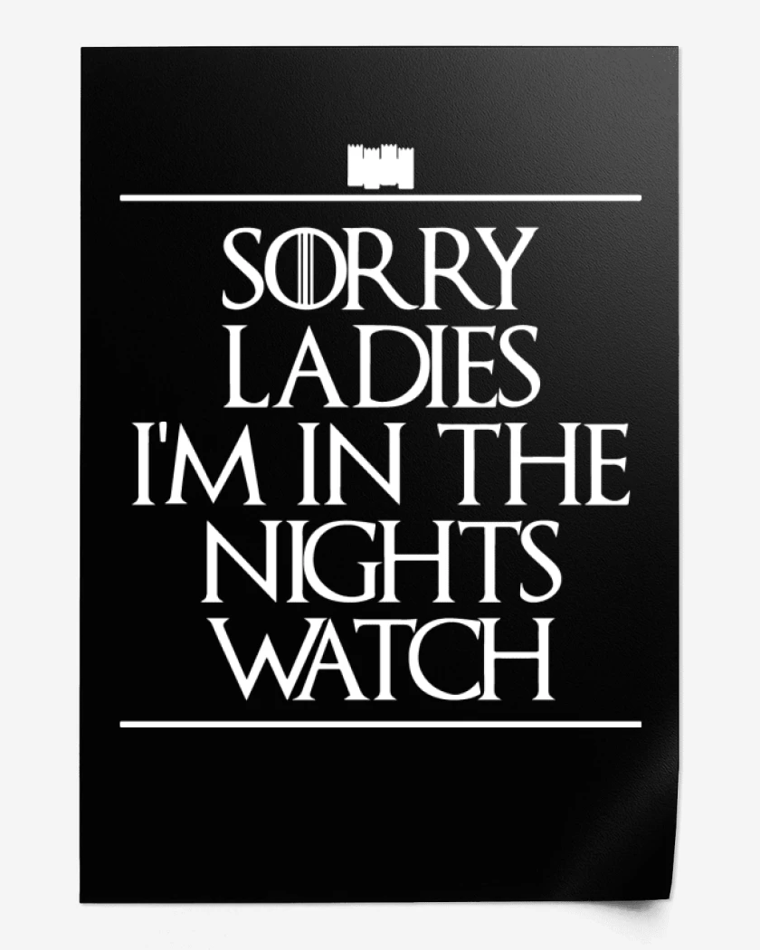 Print In The Night Watch
