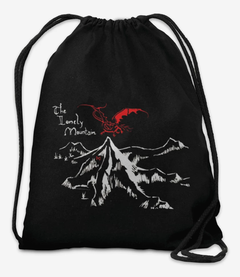 Mochila Negro de Montaña solitaria
