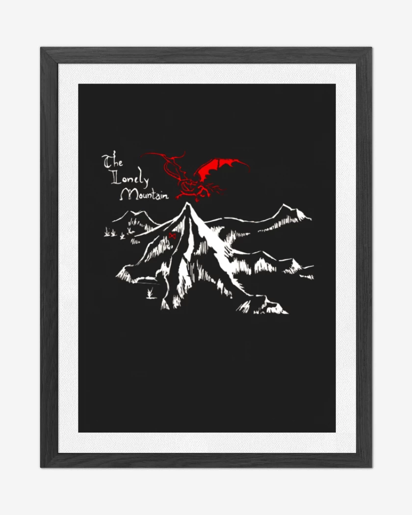 Cuadro decorativo Montaña solitaria