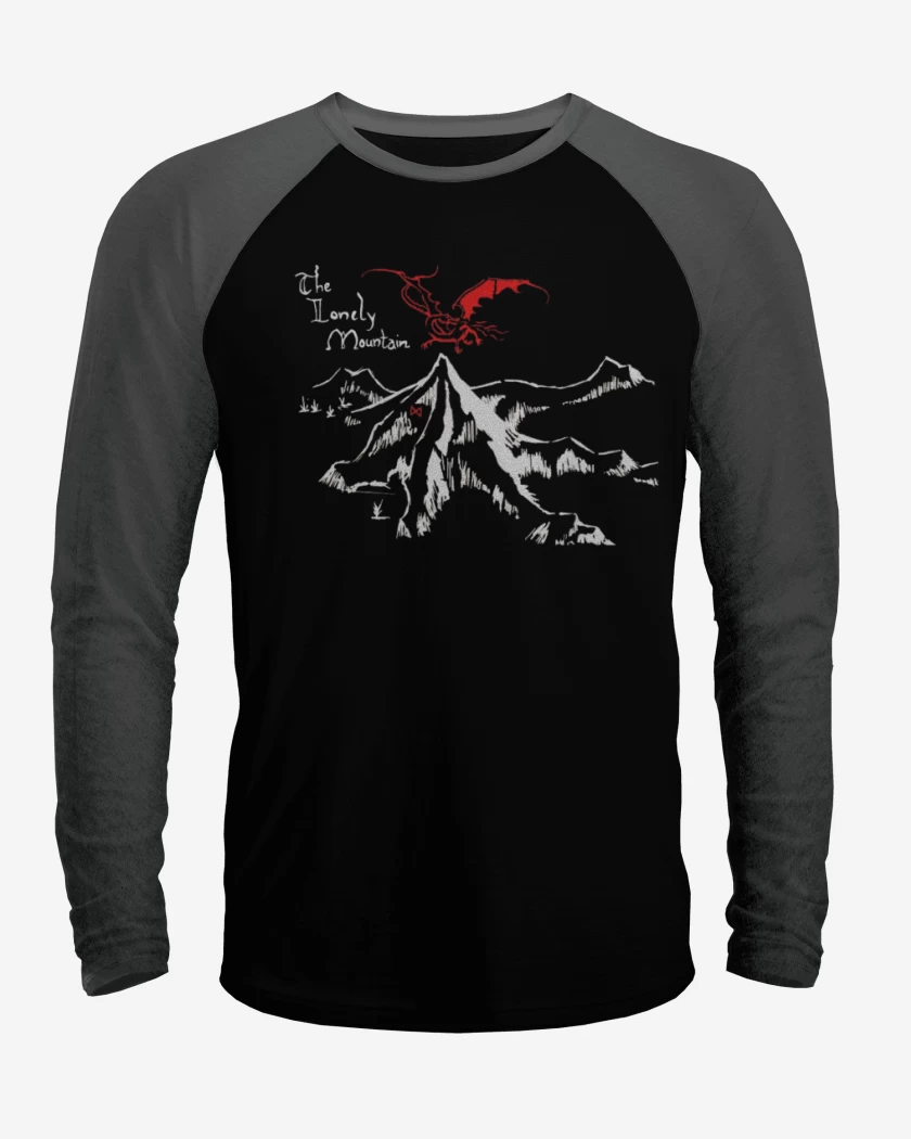 Polera Raglan Montaña solitaria