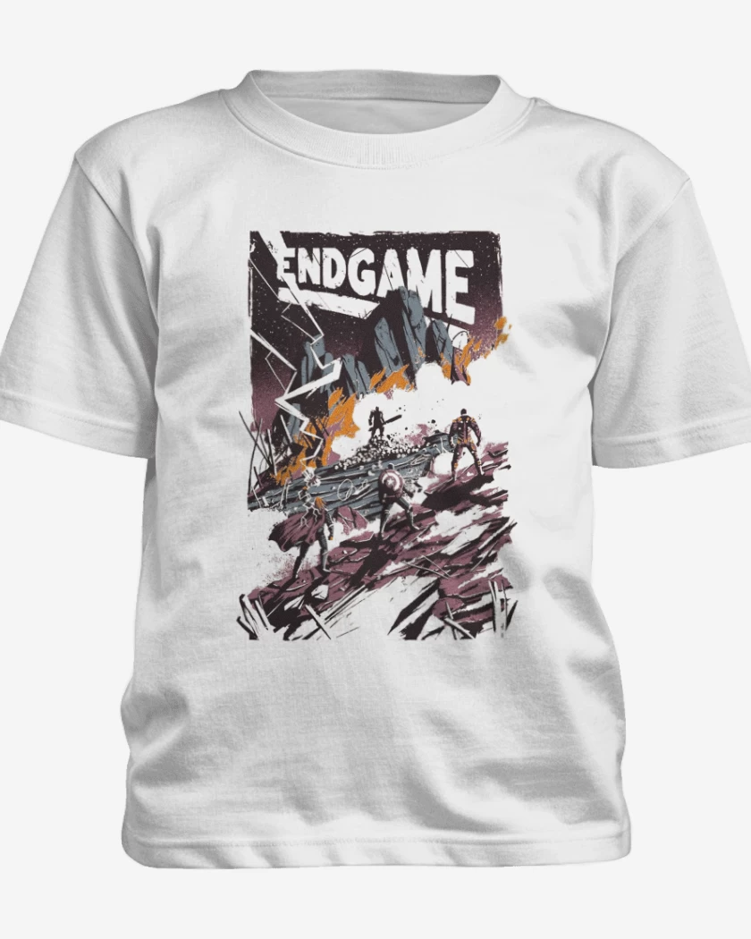 Polera de niño Blanco de End game