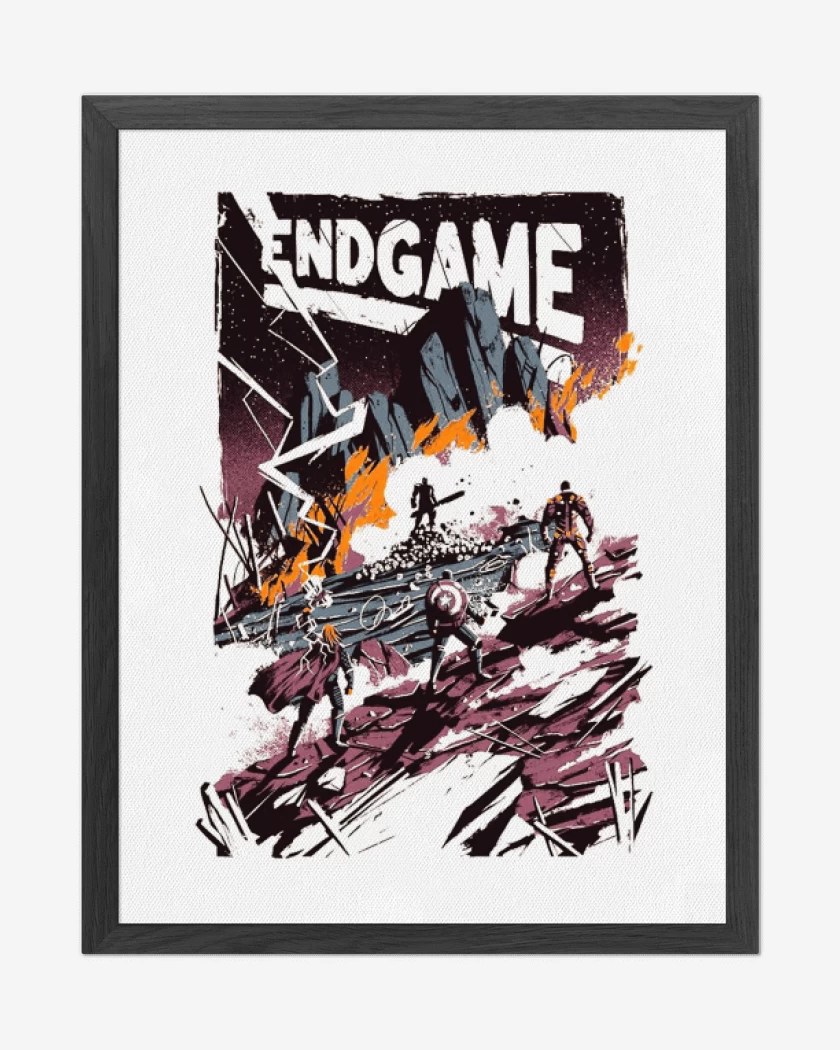 Cuadro decorativo Blanco de End game