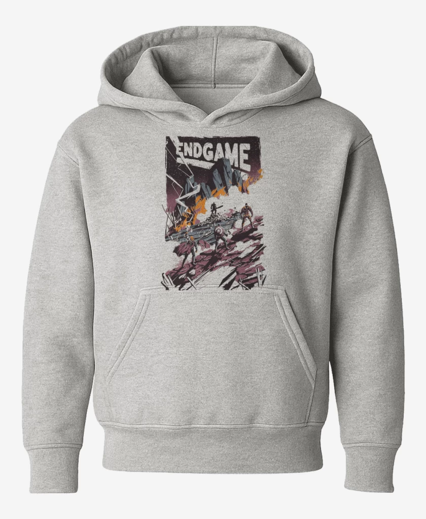 Poleron de niño Gris Melange de End game