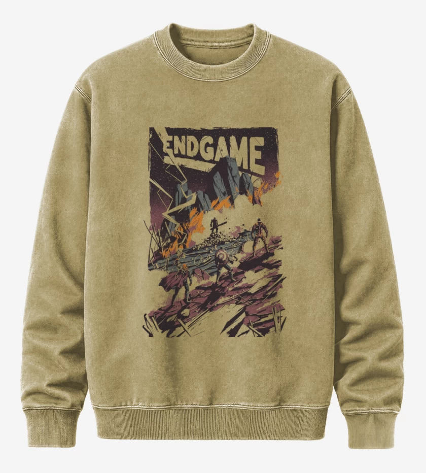 Poleron Polo Acid Wash Beige de End game