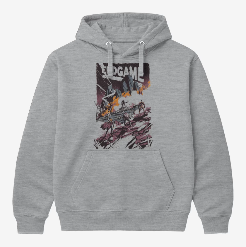 Polerón Canguro Gris Melange de End game