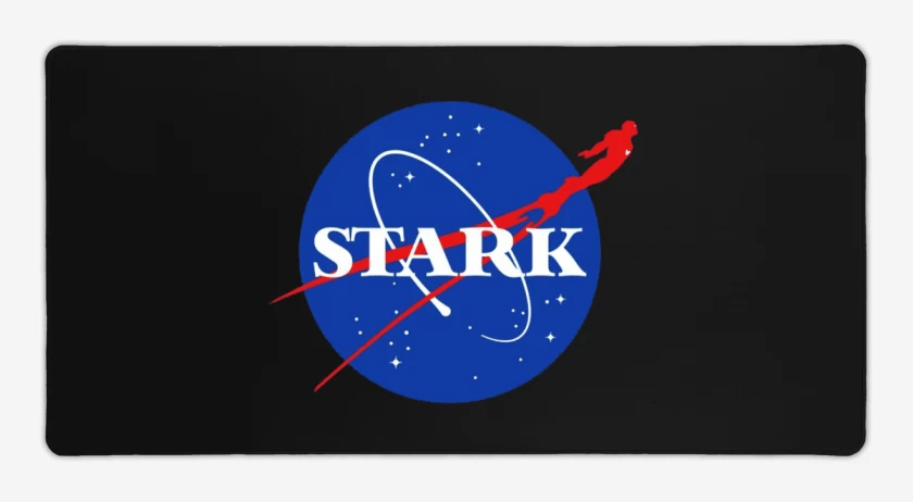 Mouse pad Gamer Negro de Nasa Stark