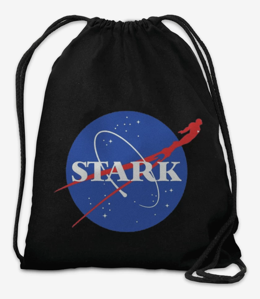 Mochila Negro de Nasa Stark