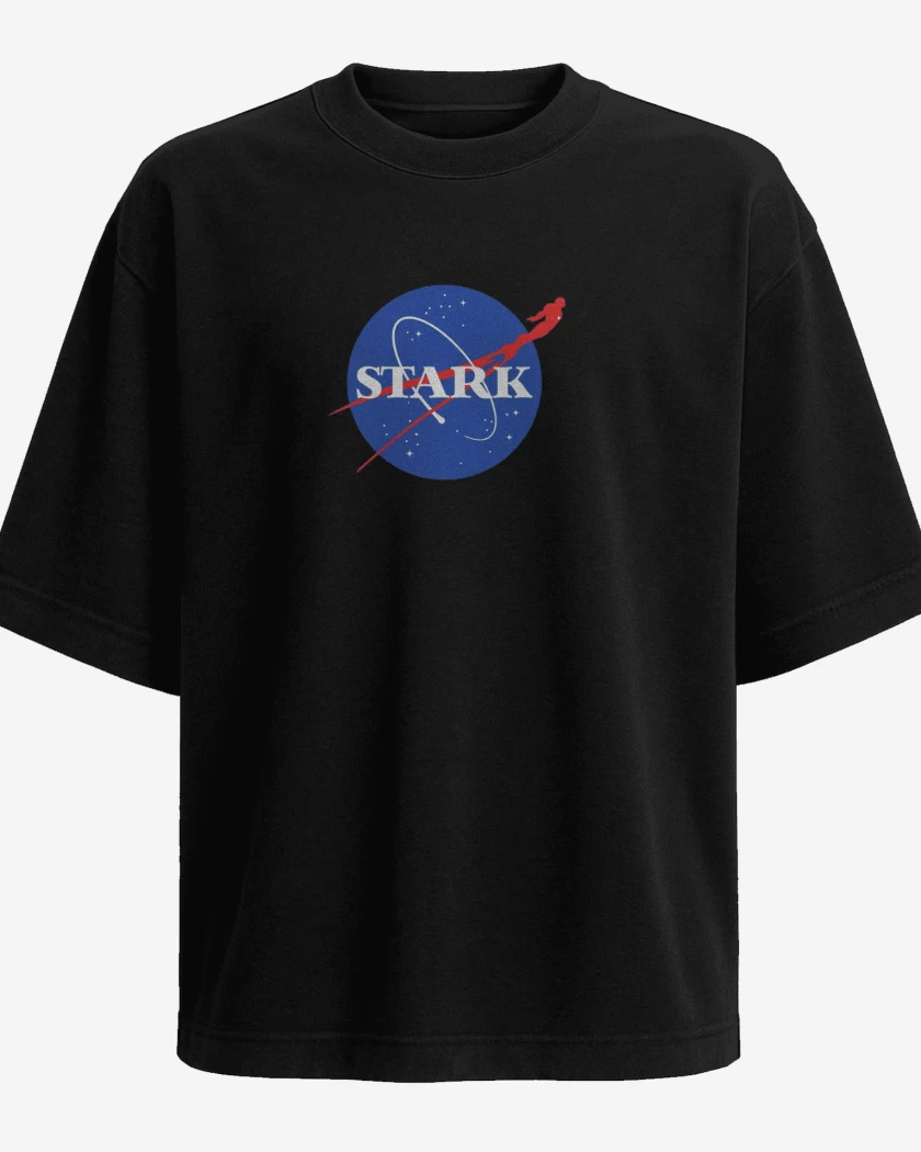 Polera Oversize Negro de Nasa Stark