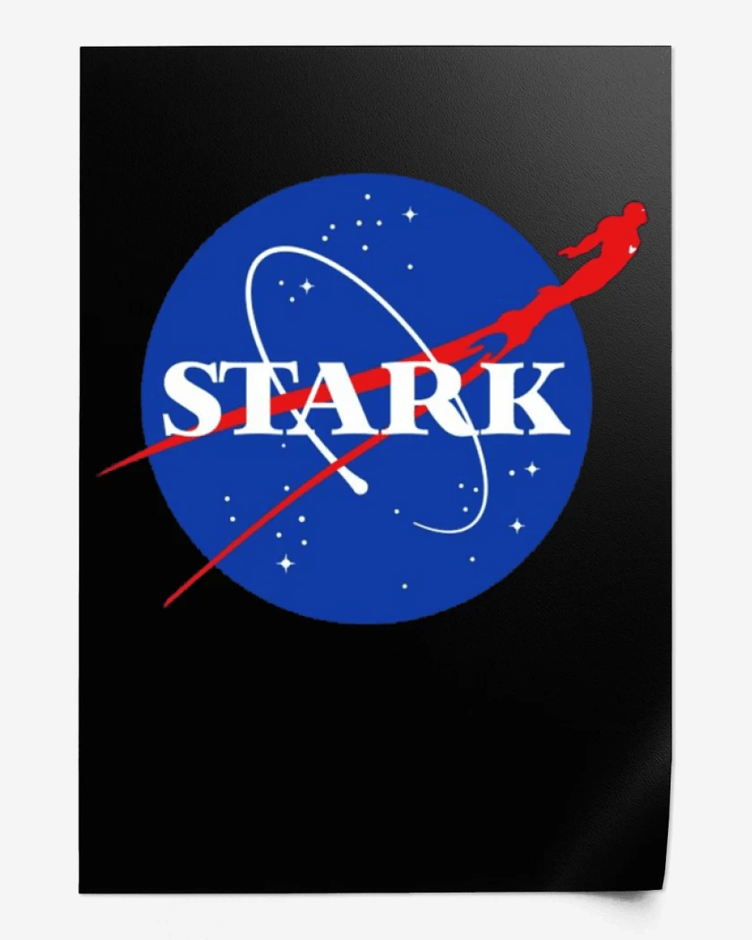 Print Negro de Nasa Stark
