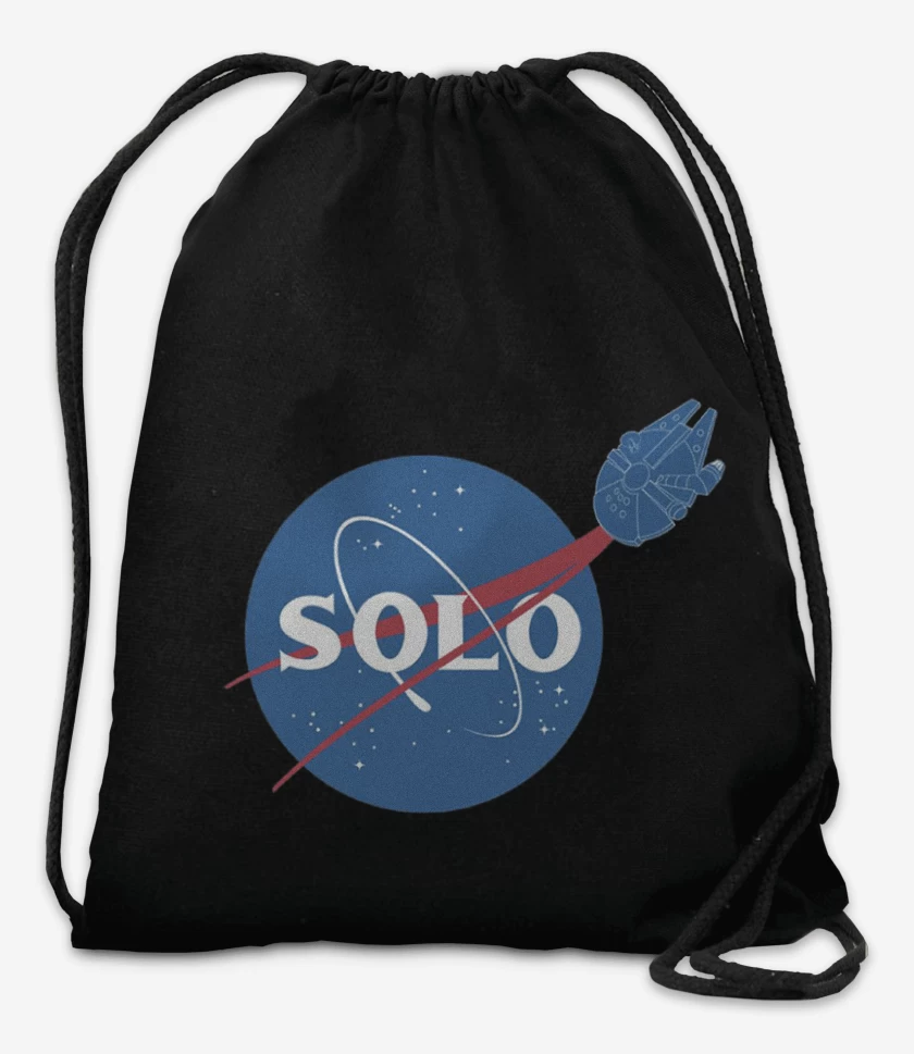 Mochila Negro de Nasa solo