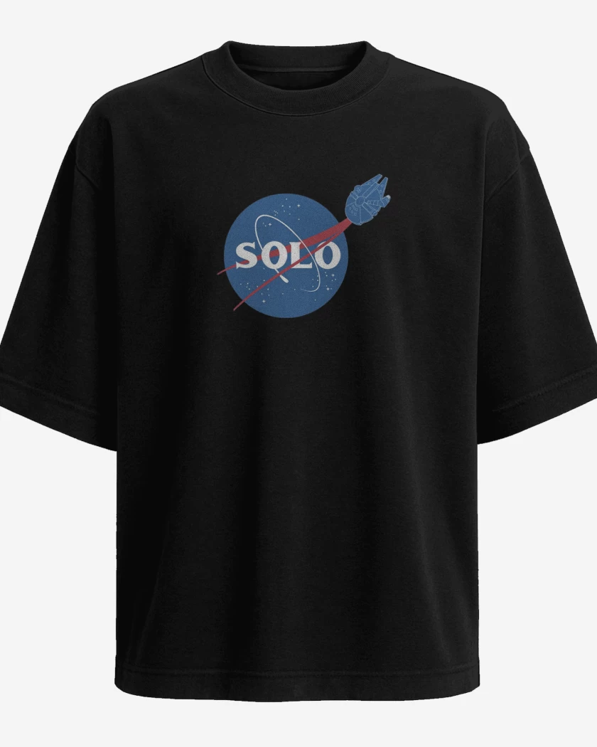 Polera Oversize Negro de Nasa solo