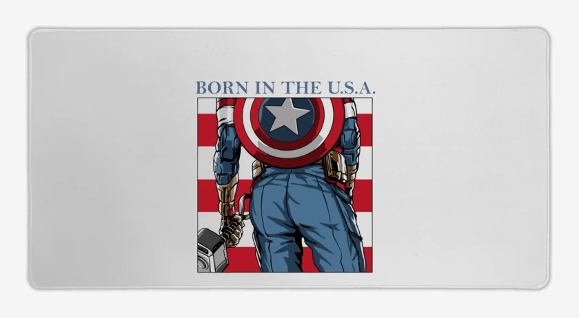 Mouse pad Gamer Born in the u.s.a