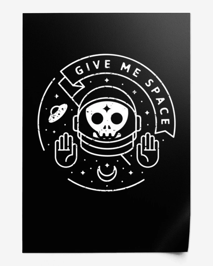 Print Give me space