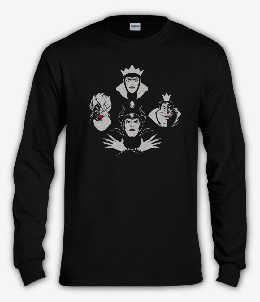 Polera manga larga Negro de Evil queens rhapsody