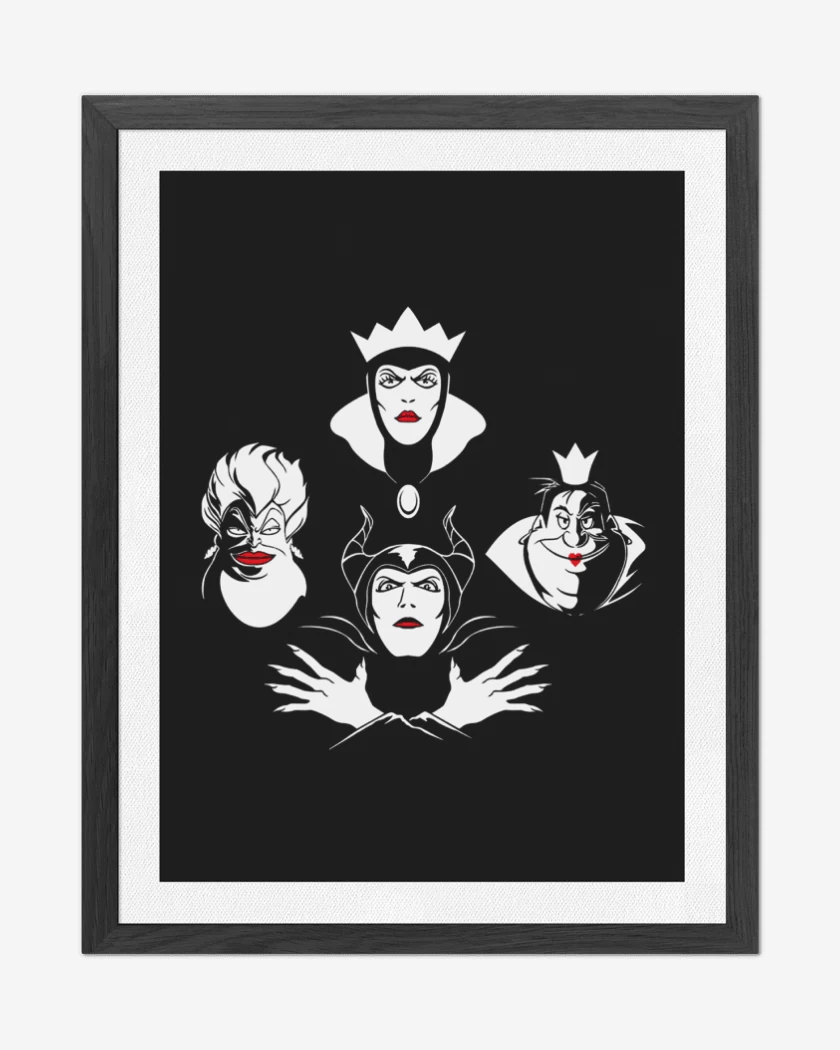 Cuadro decorativo Negro de Evil queens rhapsody
