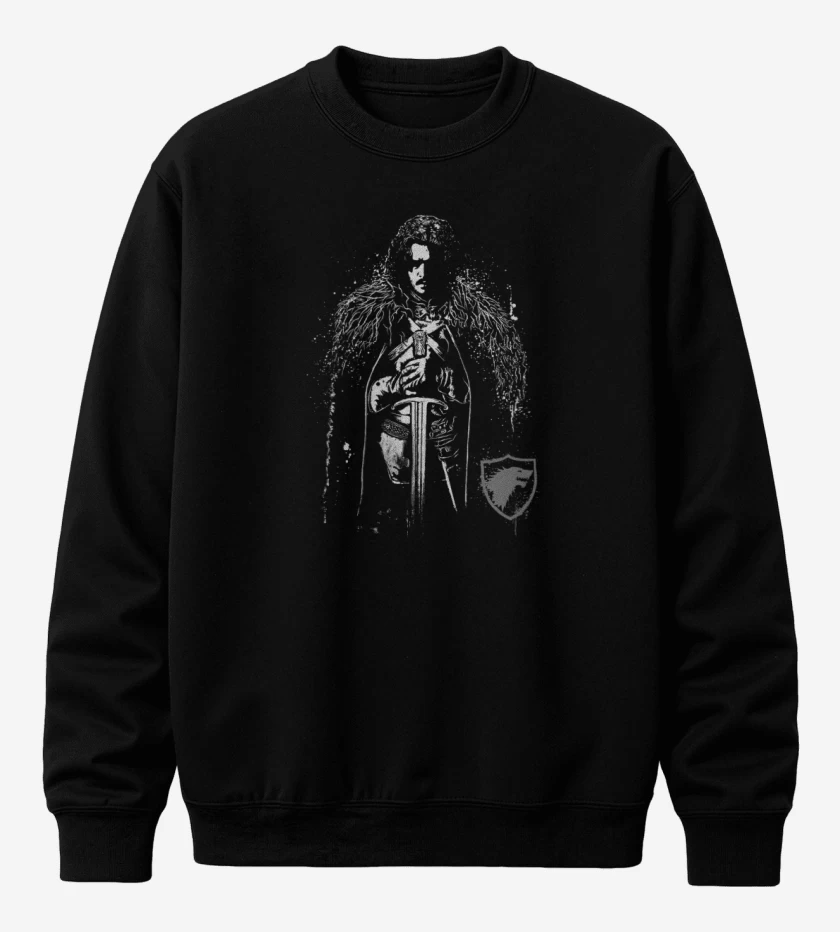 Poleron polo Negro de Jon Snow