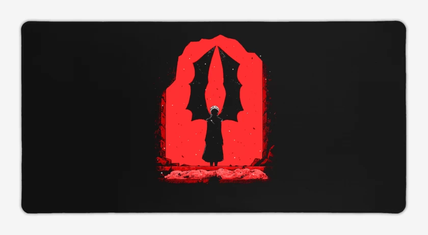 Mouse pad Gamer Negro de Targaryen dragon