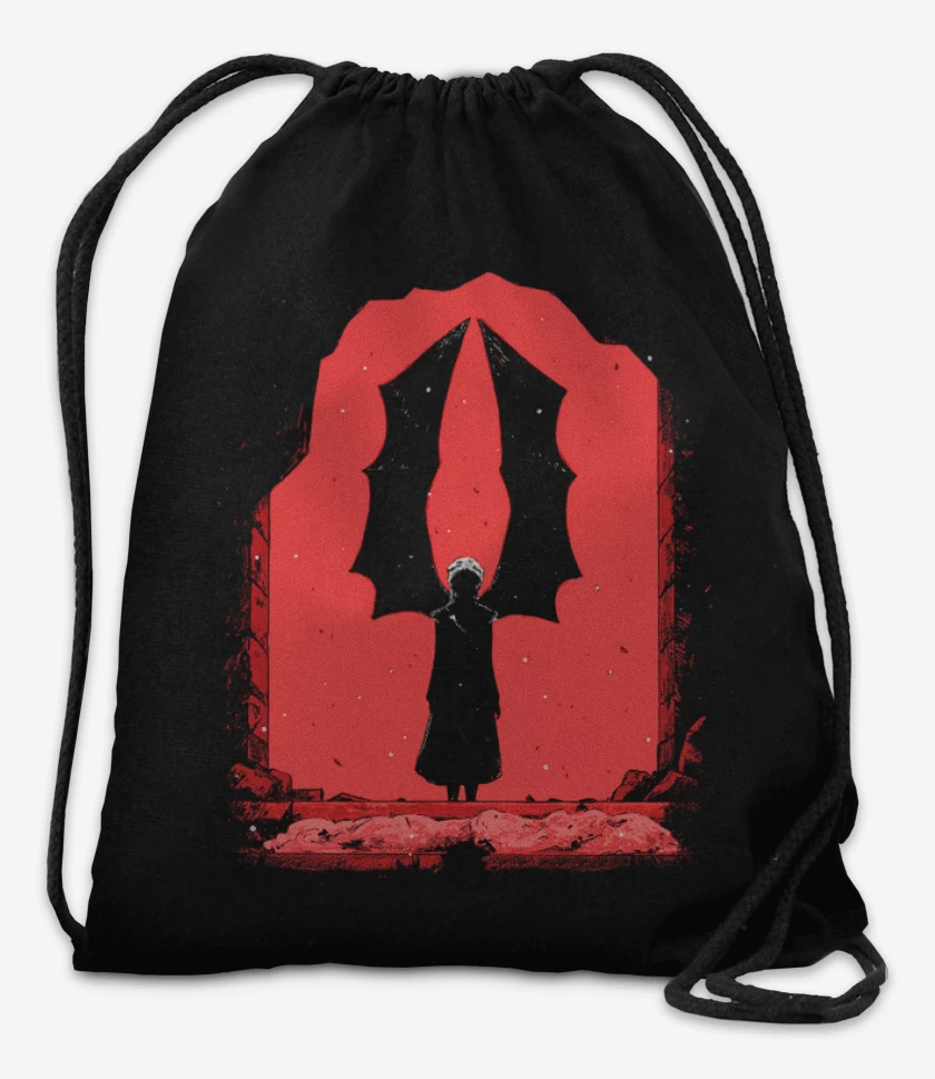 Mochila Negro de Targaryen dragon