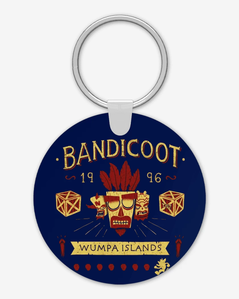 Llavero Bandicoot wumpa islands