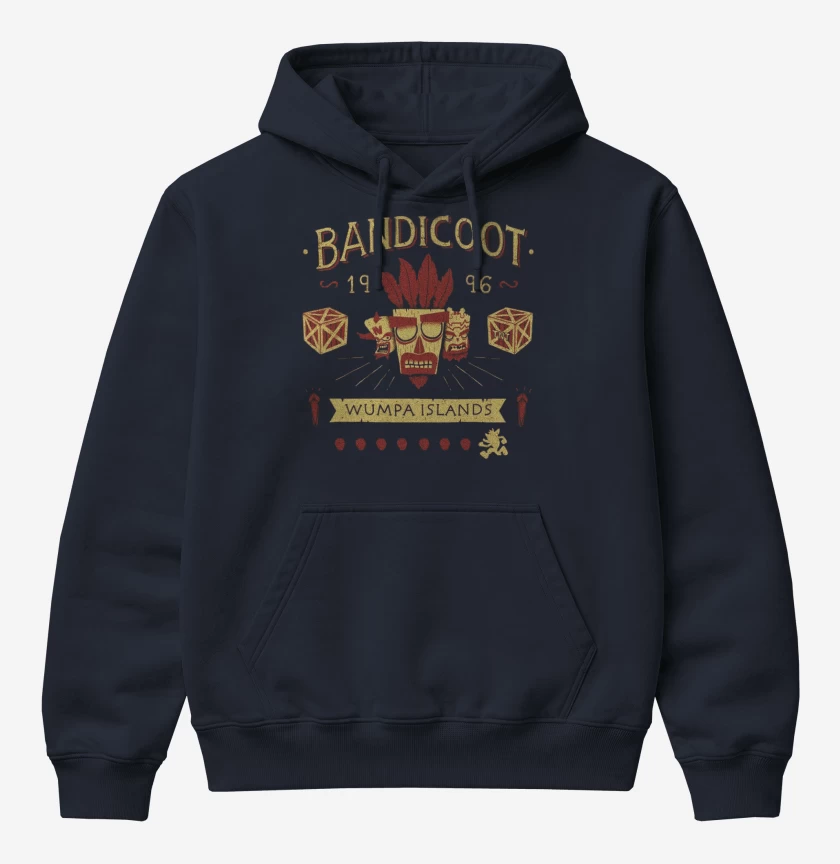 Poleron Canguro básico Bandicoot wumpa islands