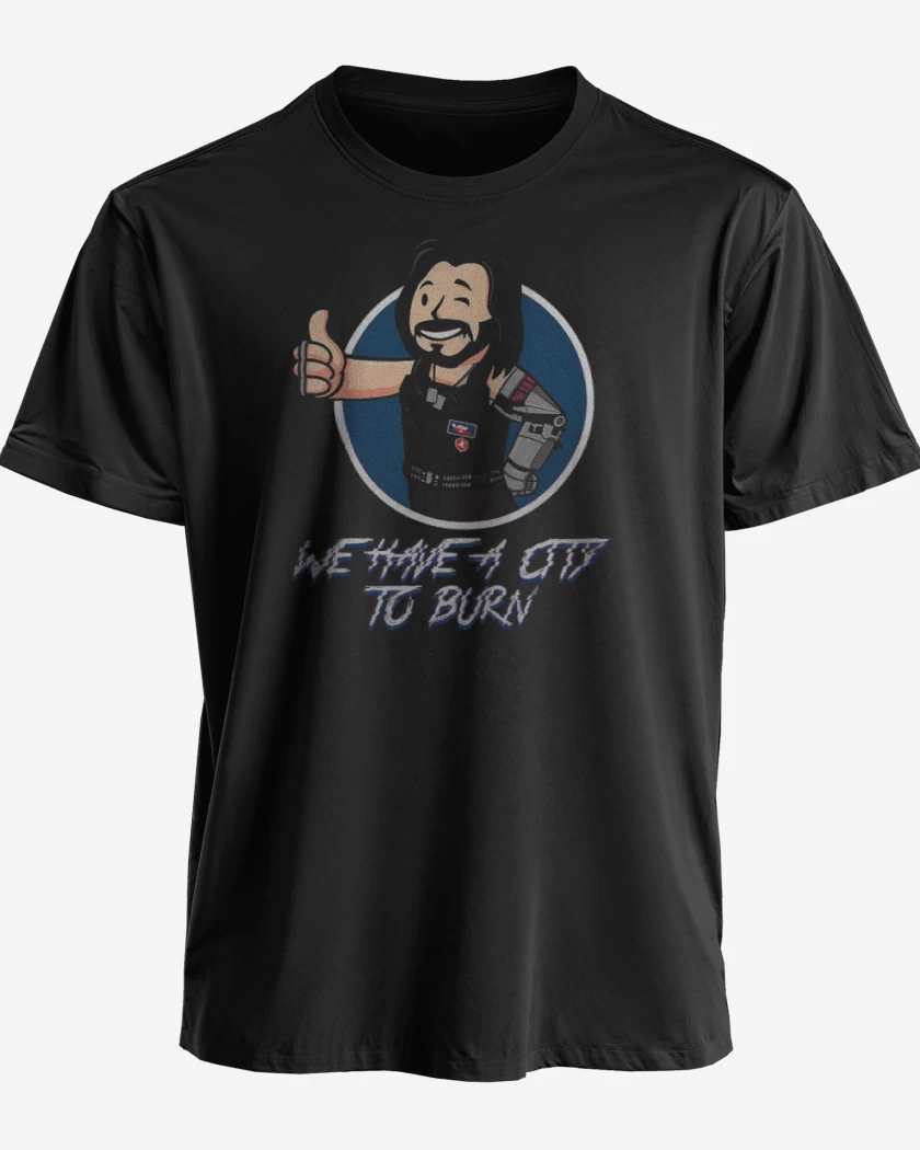 Polera Cyberpunk we have a city to burn