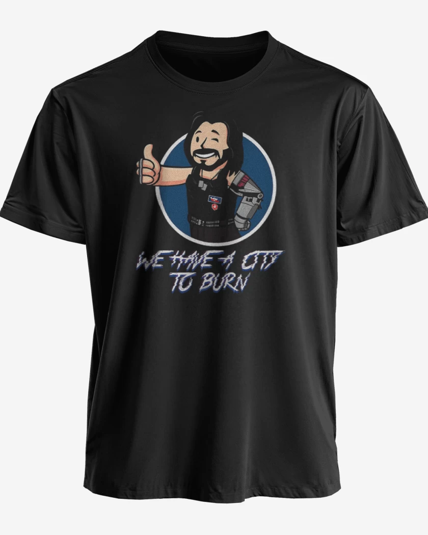 Polera premium Cyberpunk we have a city to burn
