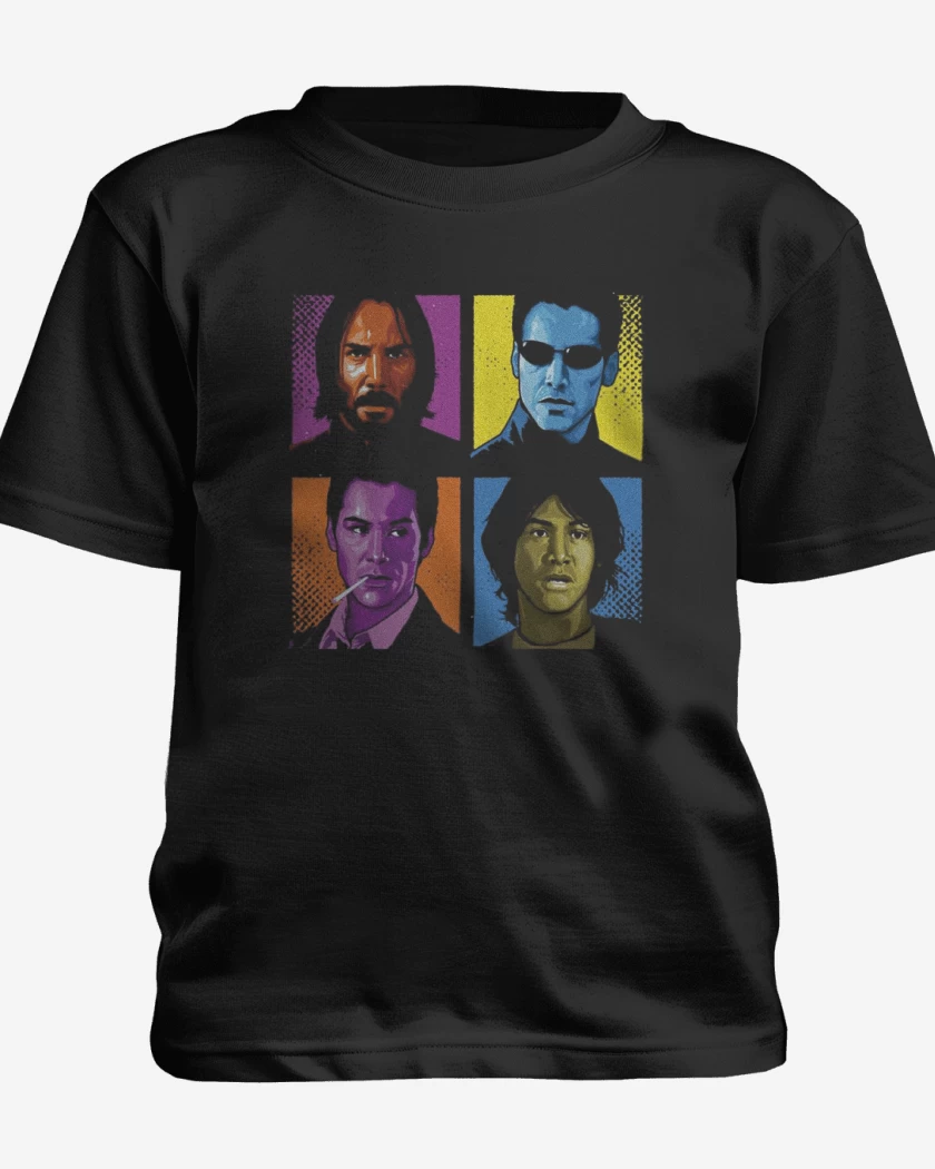 Polera de niño Negro de keanu reeves