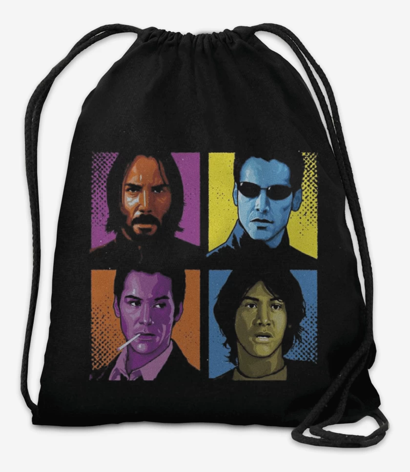 Mochila Negro de keanu reeves