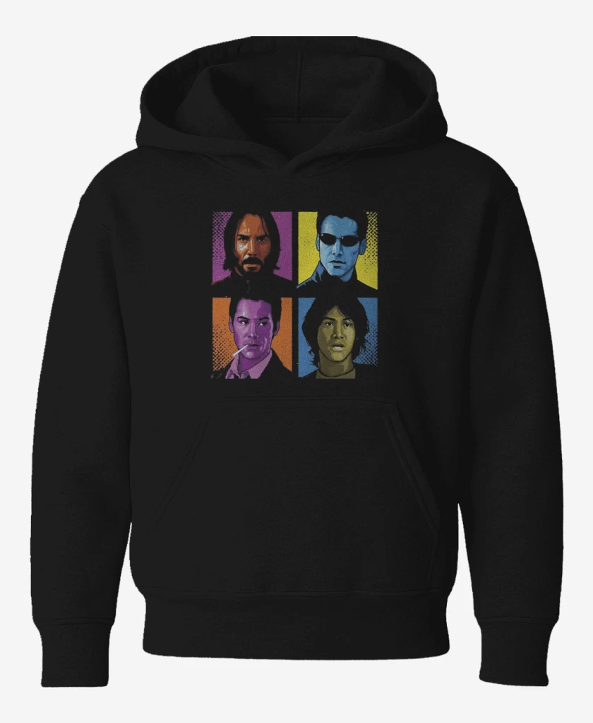 Poleron de niño Negro de keanu reeves