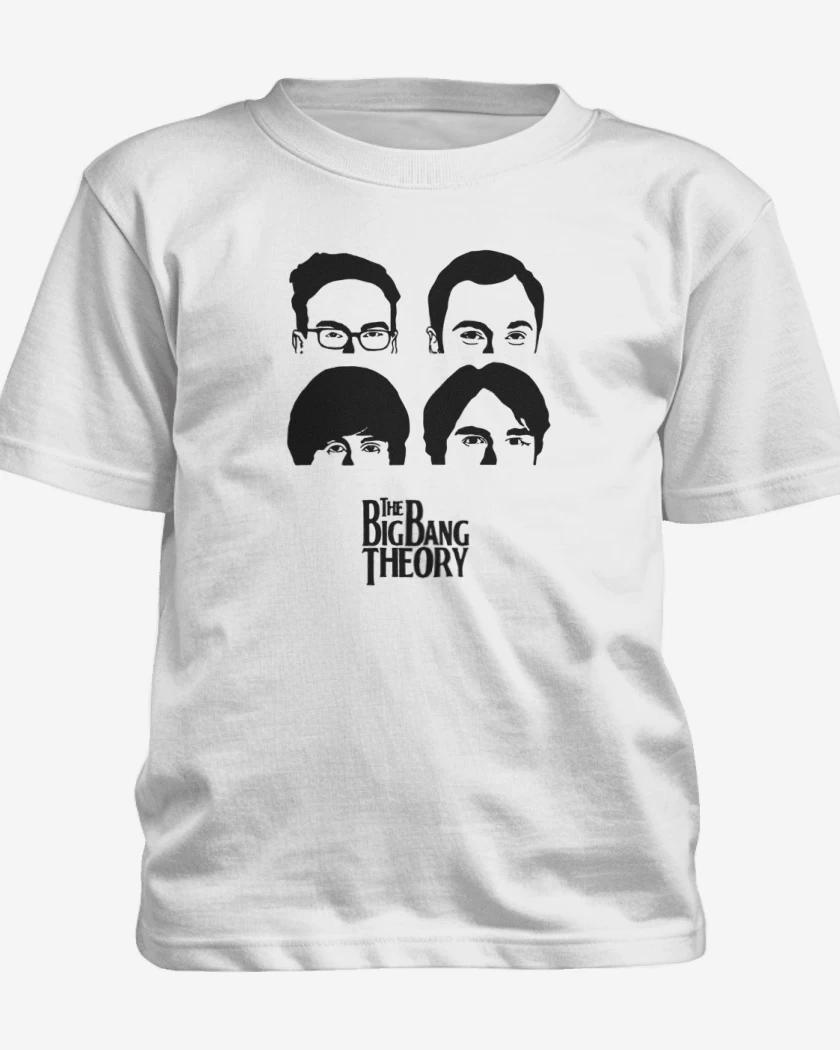 Polera de niño Blanco de The big bang theory