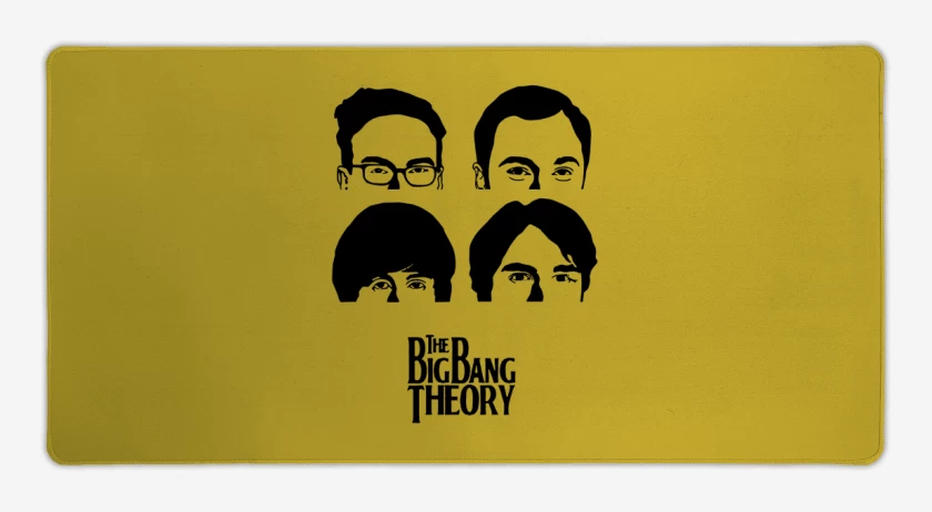 Mouse pad Gamer Amarillo de The big bang theory