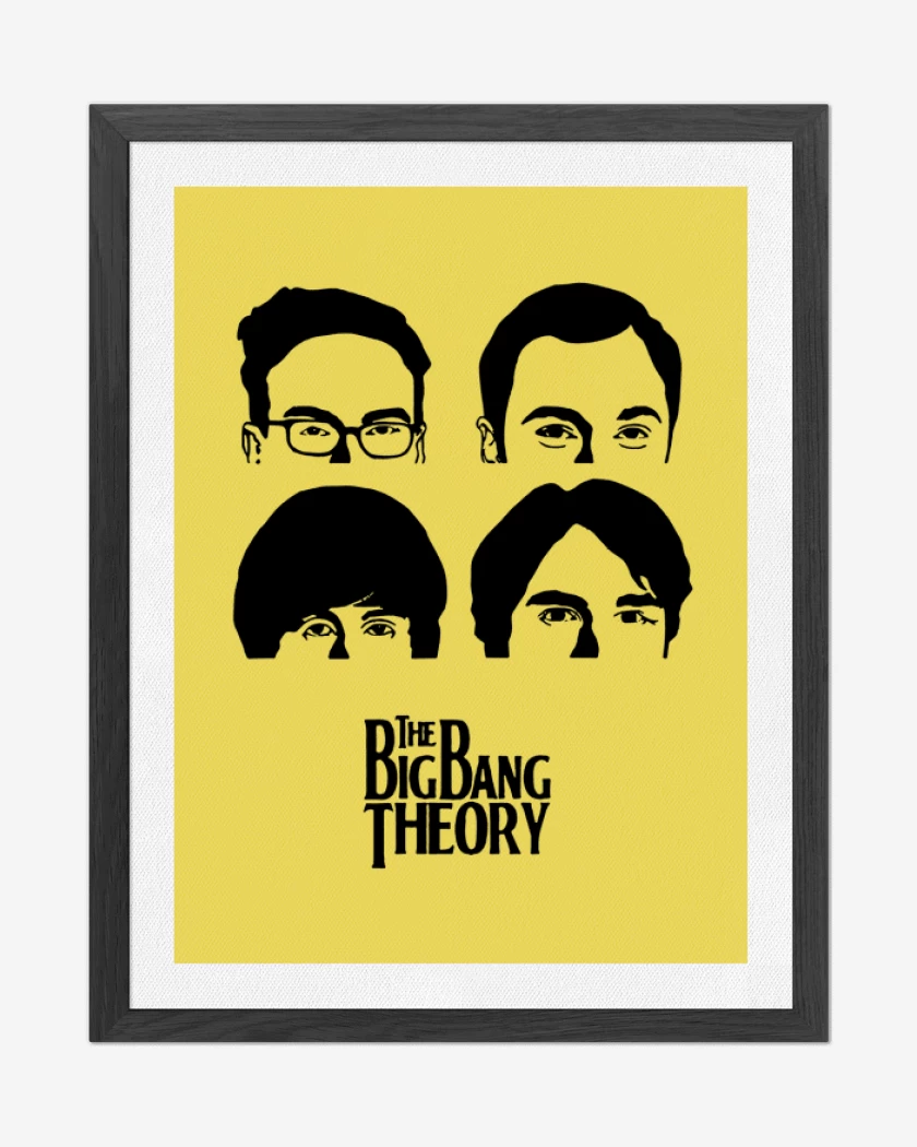 Cuadro decorativo Amarillo de The big bang theory