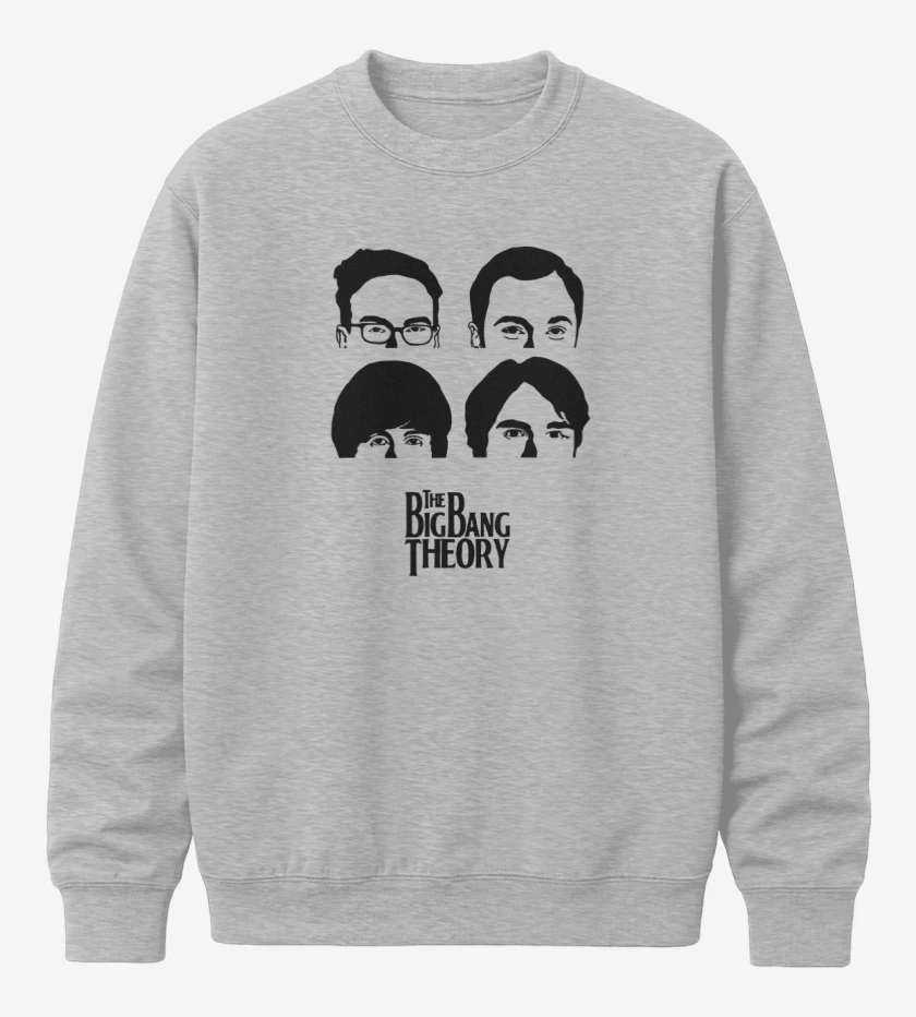 Poleron polo Gris Melange de The big bang theory