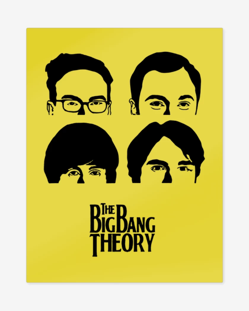 Print metalico Amarillo de The big bang theory