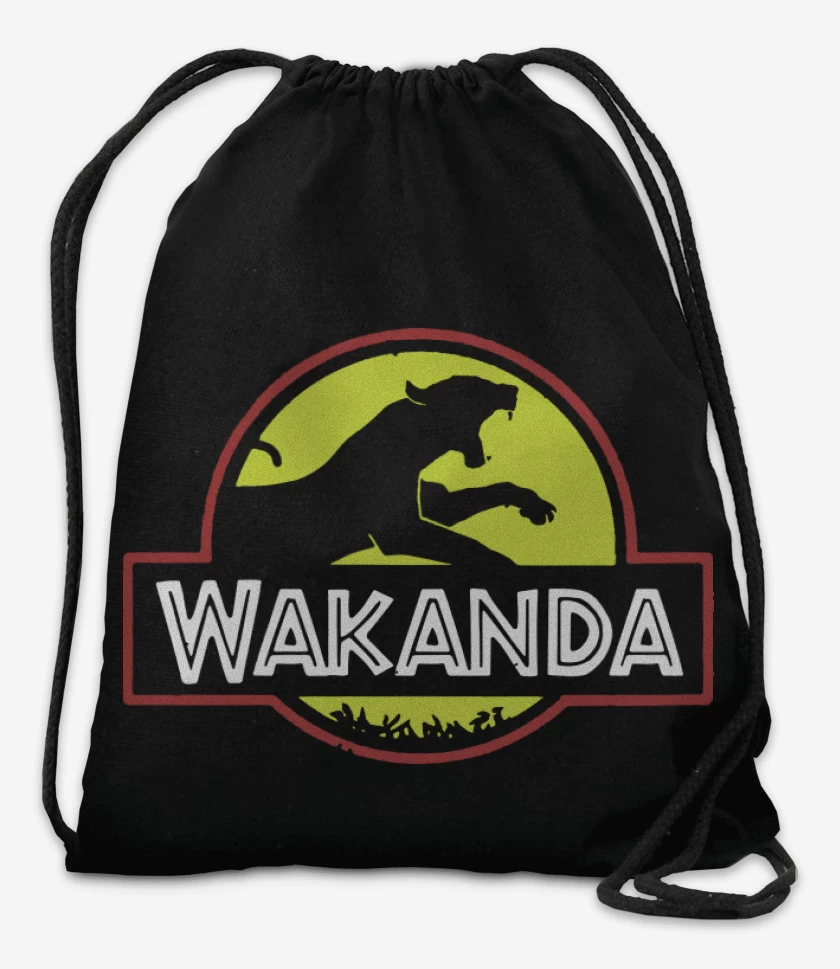 Mochila Negro de Wakanda