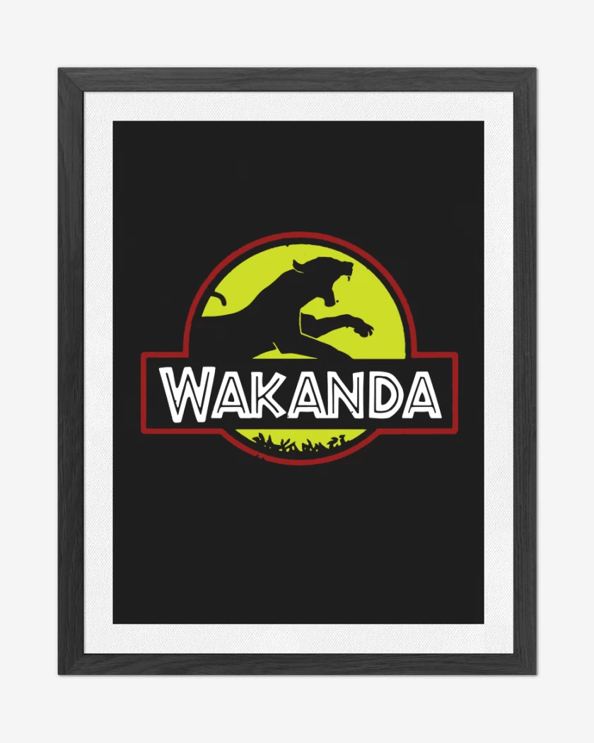 Cuadro decorativo Negro de Wakanda