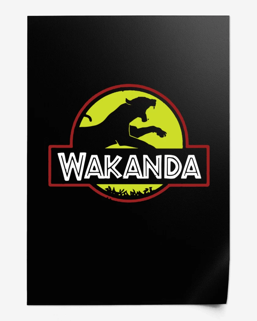 Print Negro de Wakanda