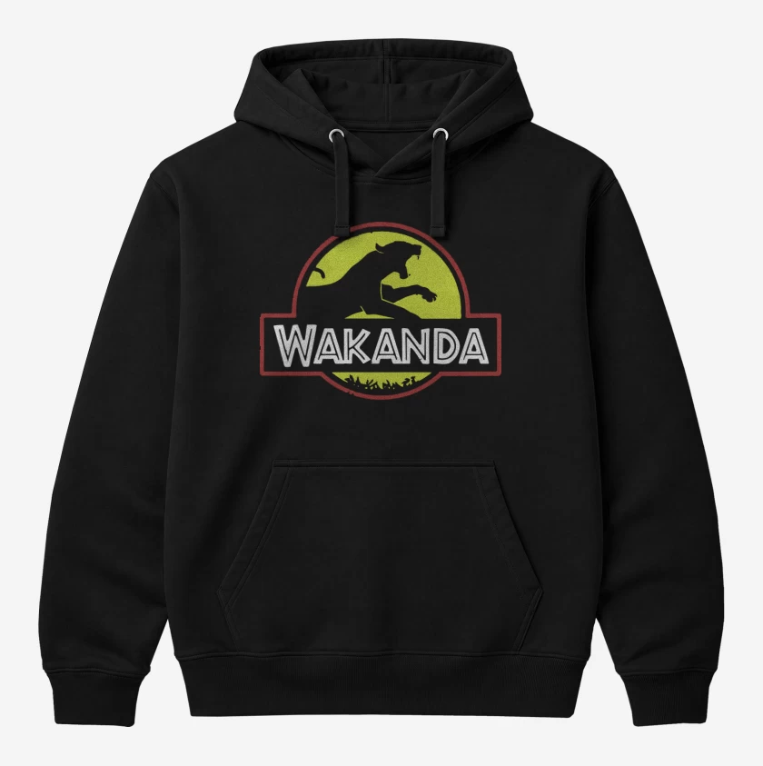Polerón Canguro Negro de Wakanda