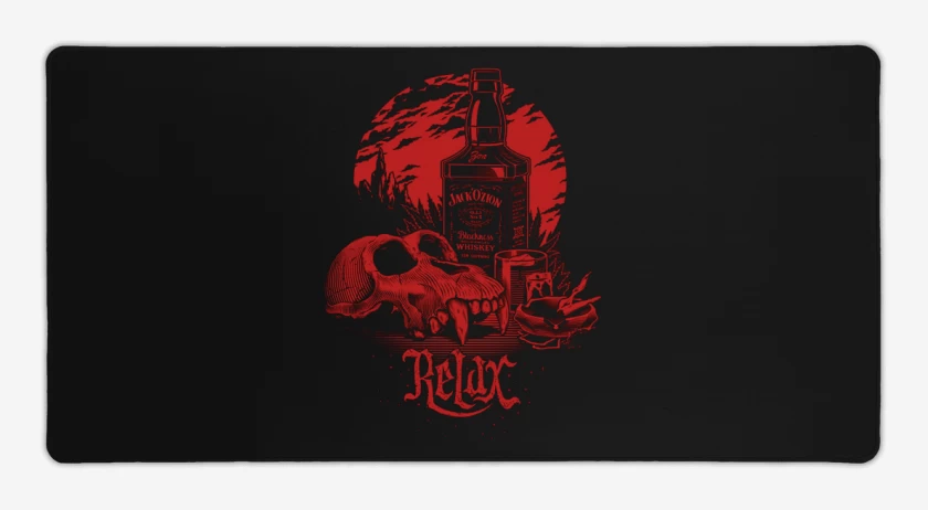 Mouse pad Gamer Negro de Relax 