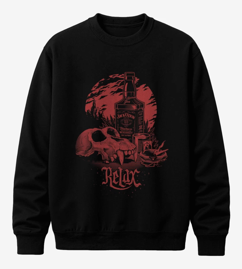 Poleron polo Negro de Relax 
