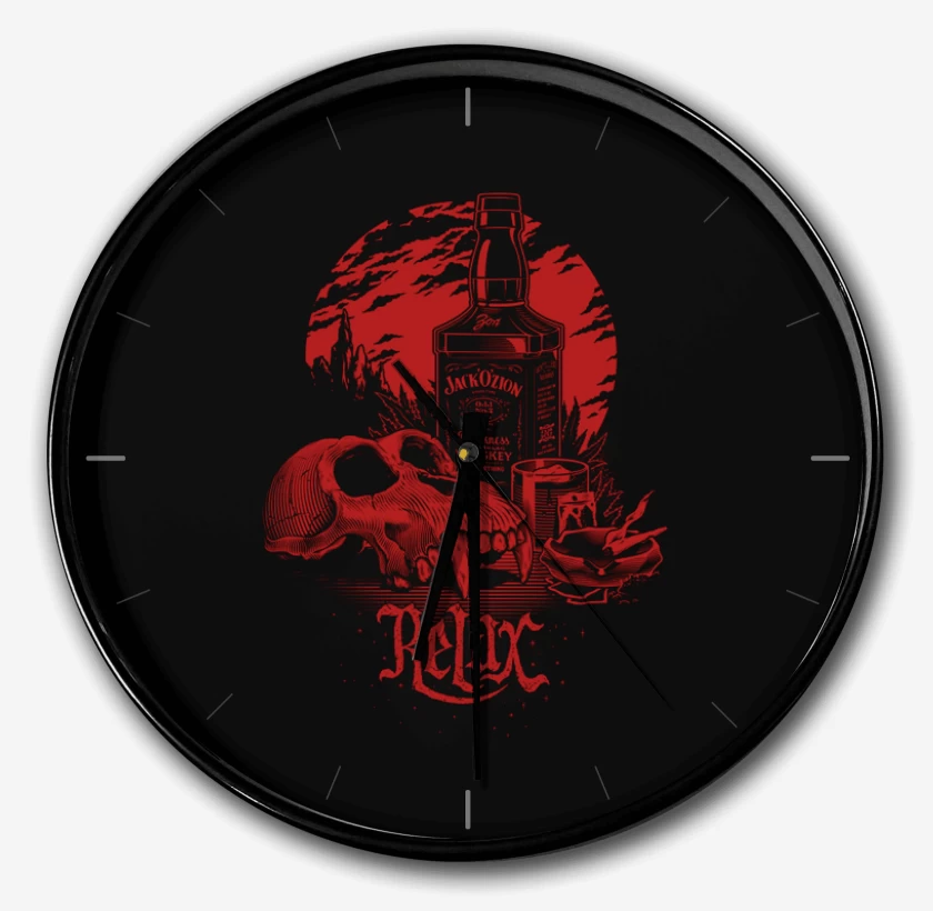 Reloj Negro de Relax 