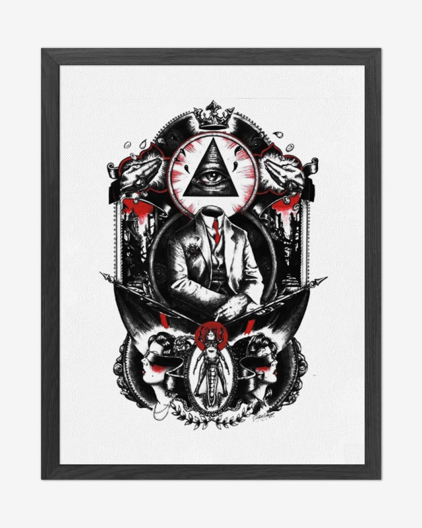 Cuadro decorativo Blanco de Illuminati