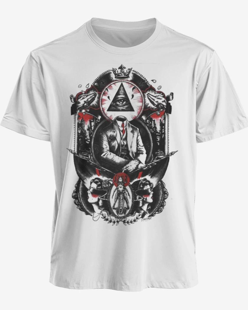 Polera premium Blanco de Illuminati
